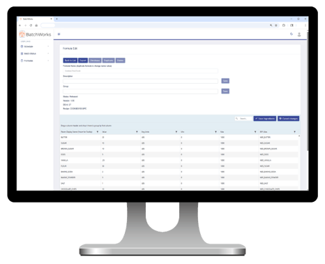 BatchWorks Interface with Plex Integration - Formula Edit